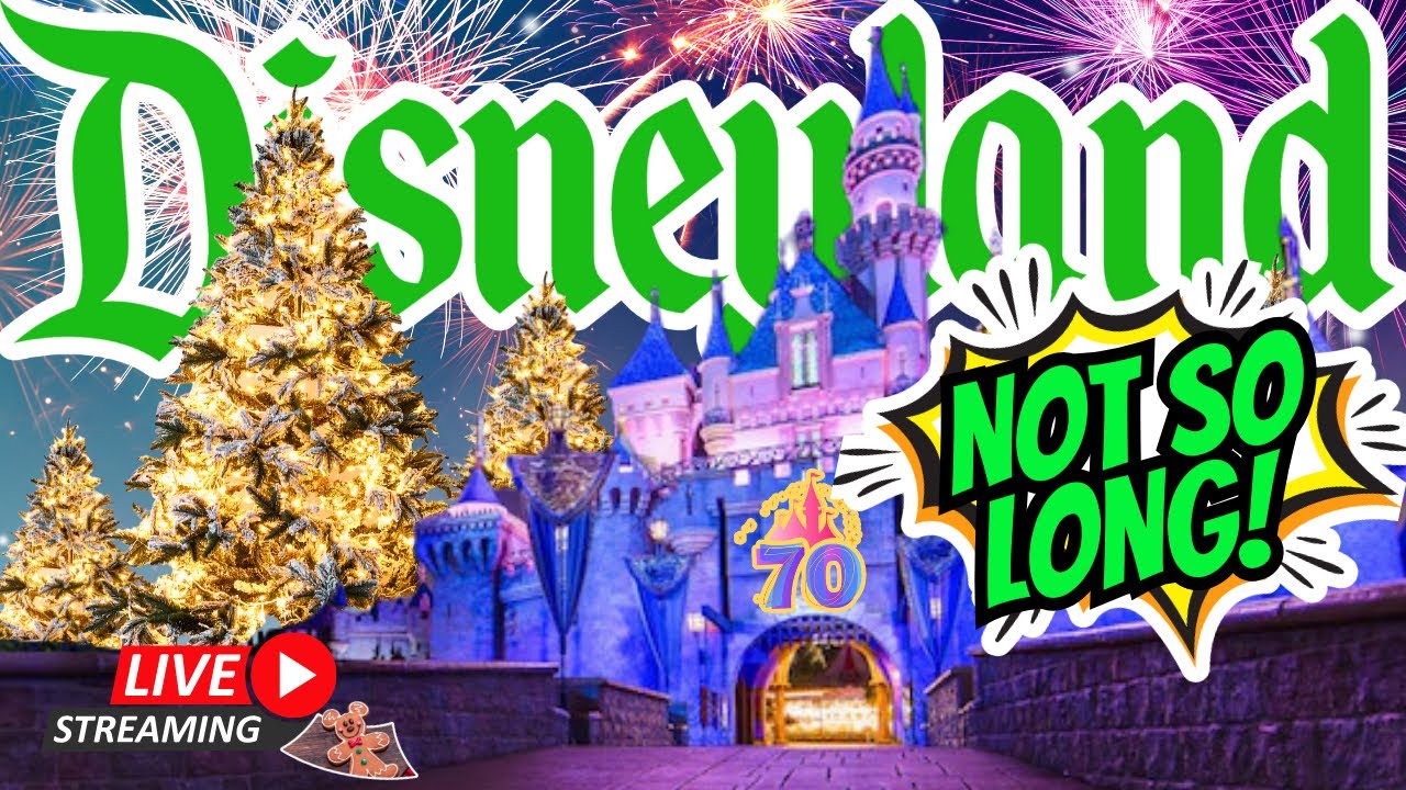 🔴LIVE Sunday at Disneyland A Christmas Fantasy Parade!