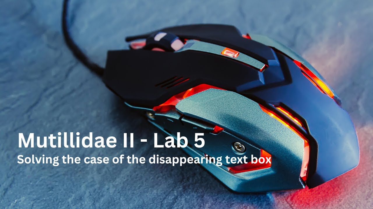 Mutillidae II - Lab 5