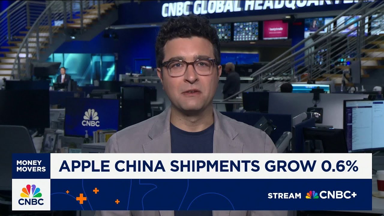 Apple China shipments grow 0.6%