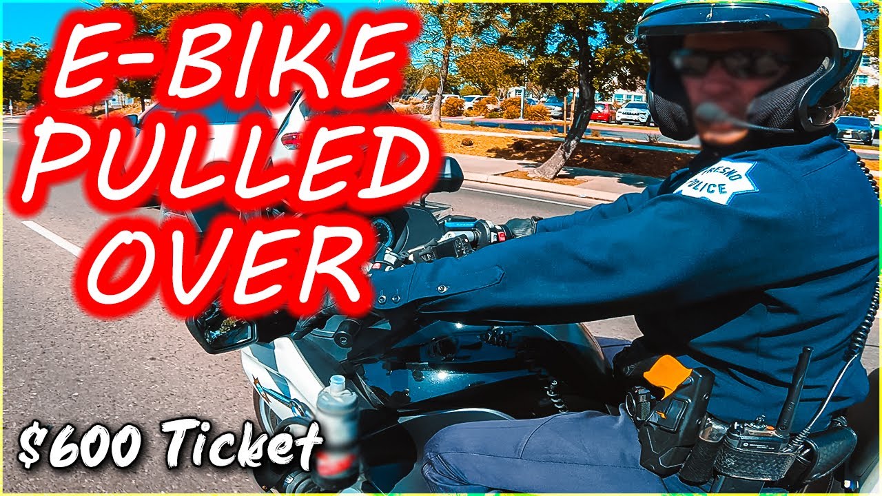 SUR RON E-bike Gets Pulled over by the Cops in California $600 Ticket