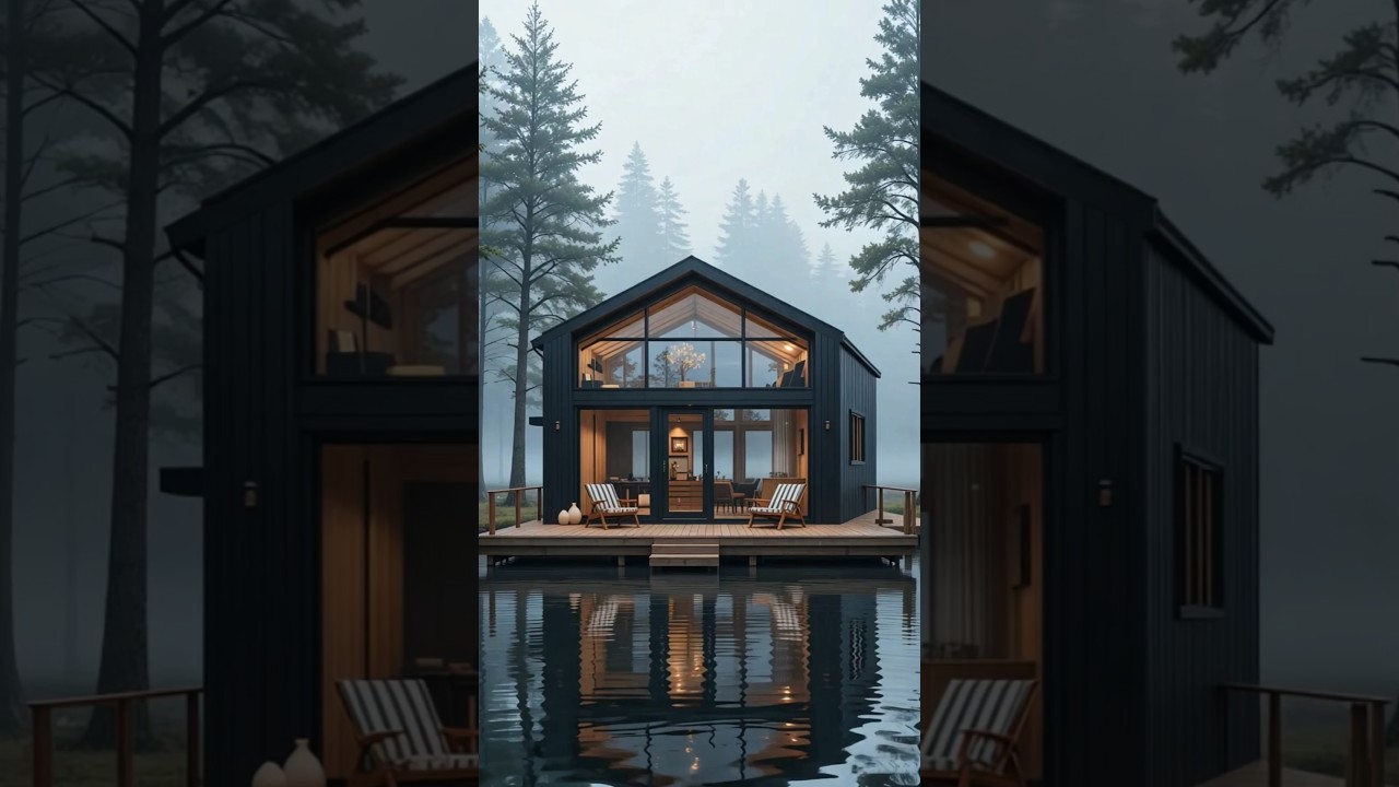 Living in a Stunning Lakeside Tiny House! 🏡🌊 | Ultimate Cozy Retreat