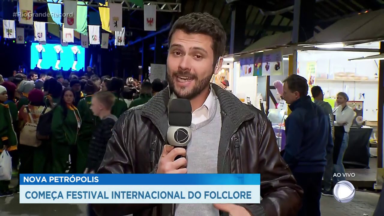 Record TV RS - Rio Grande Record - Festival Internacional de Folclore de Nova Petrópolis