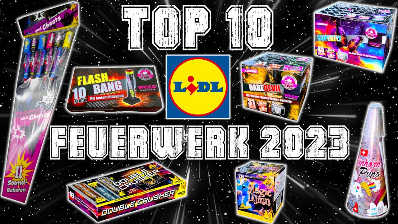 TOP 10 BESTE LIDL FEUERWERK PRODUKTE 2023 💥