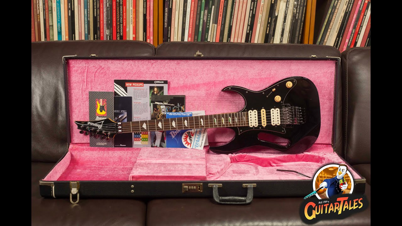 IBANEZ JEM7P-BK PBK  BLACK 1989 STEVE VAI SIGNATURE