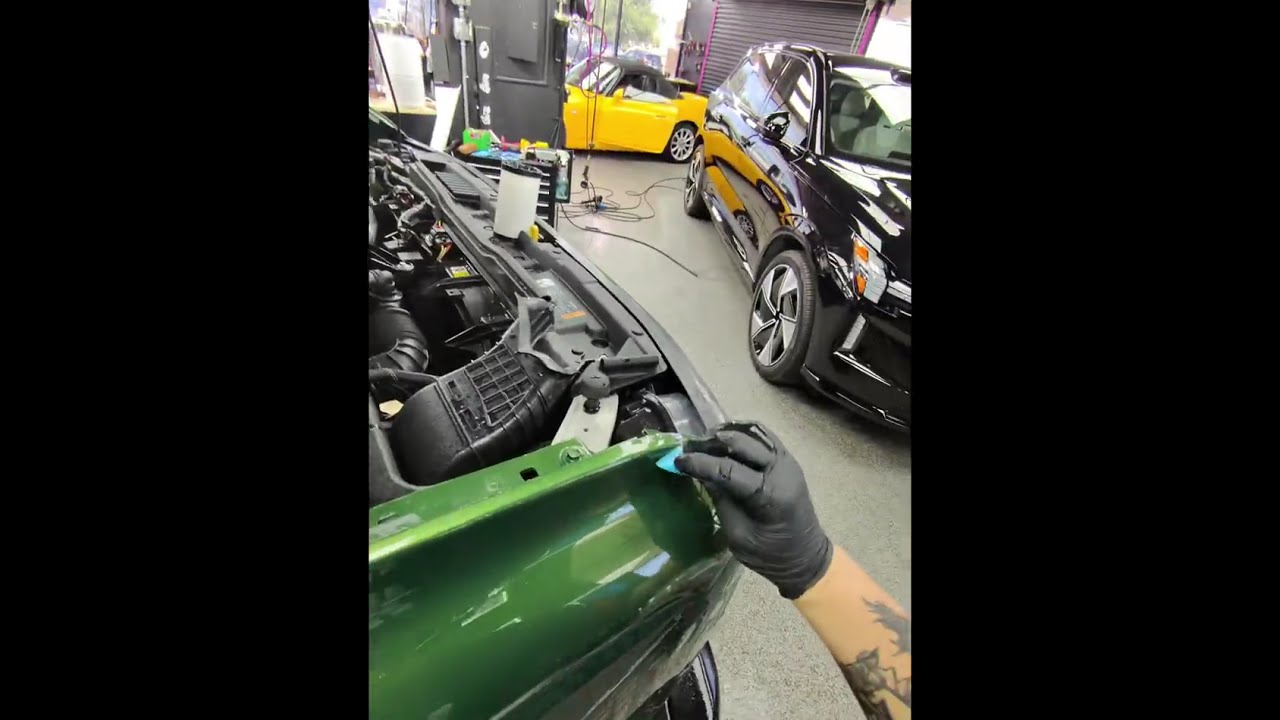 2025 Ford Bronco PPF install first person view near Killeen TX