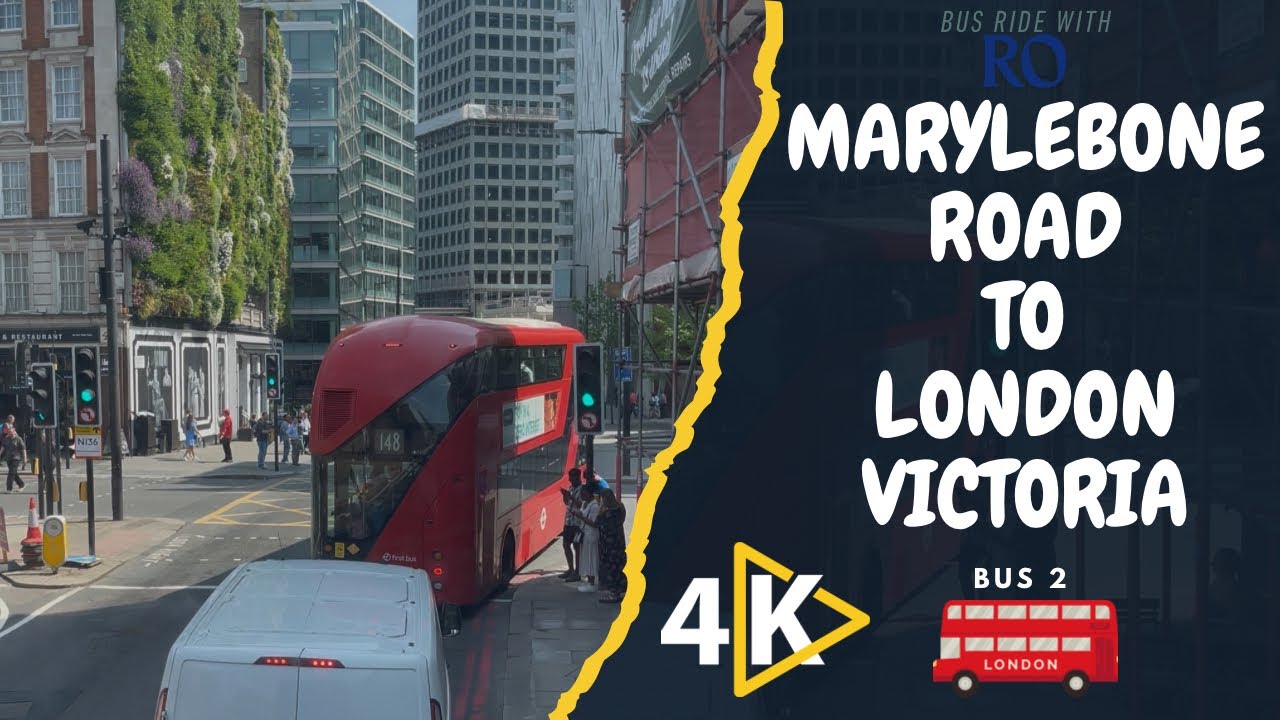 London Bus 2 To Victoria Bus Station #walkwithro