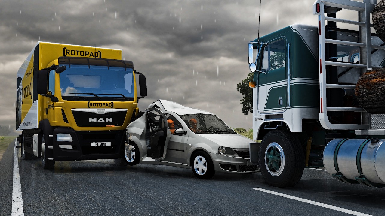 BeamNG Drive - Realistic Car Crashes | Dangerous Driving #12