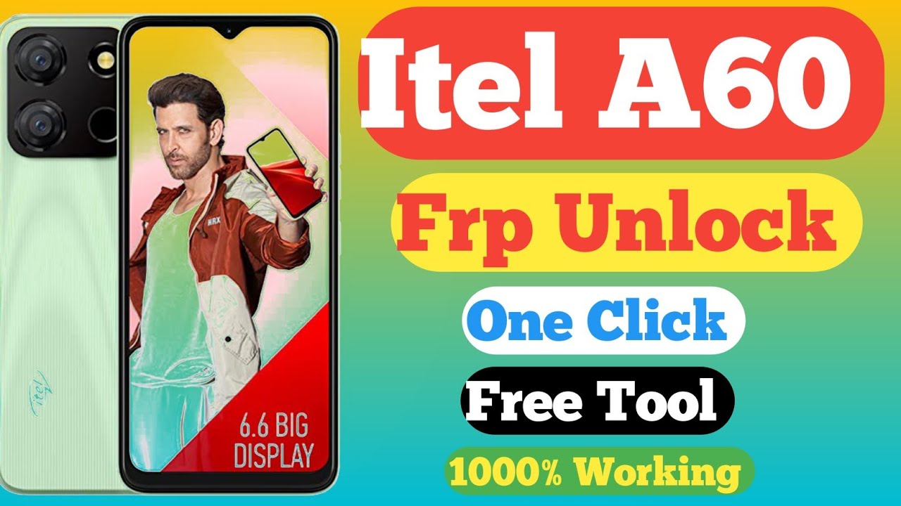 Itel A60 (A662L) Frp Unlock Free Tool  | Android 12 | Apps Note Open | Itel A60 Frp Lock Remove |