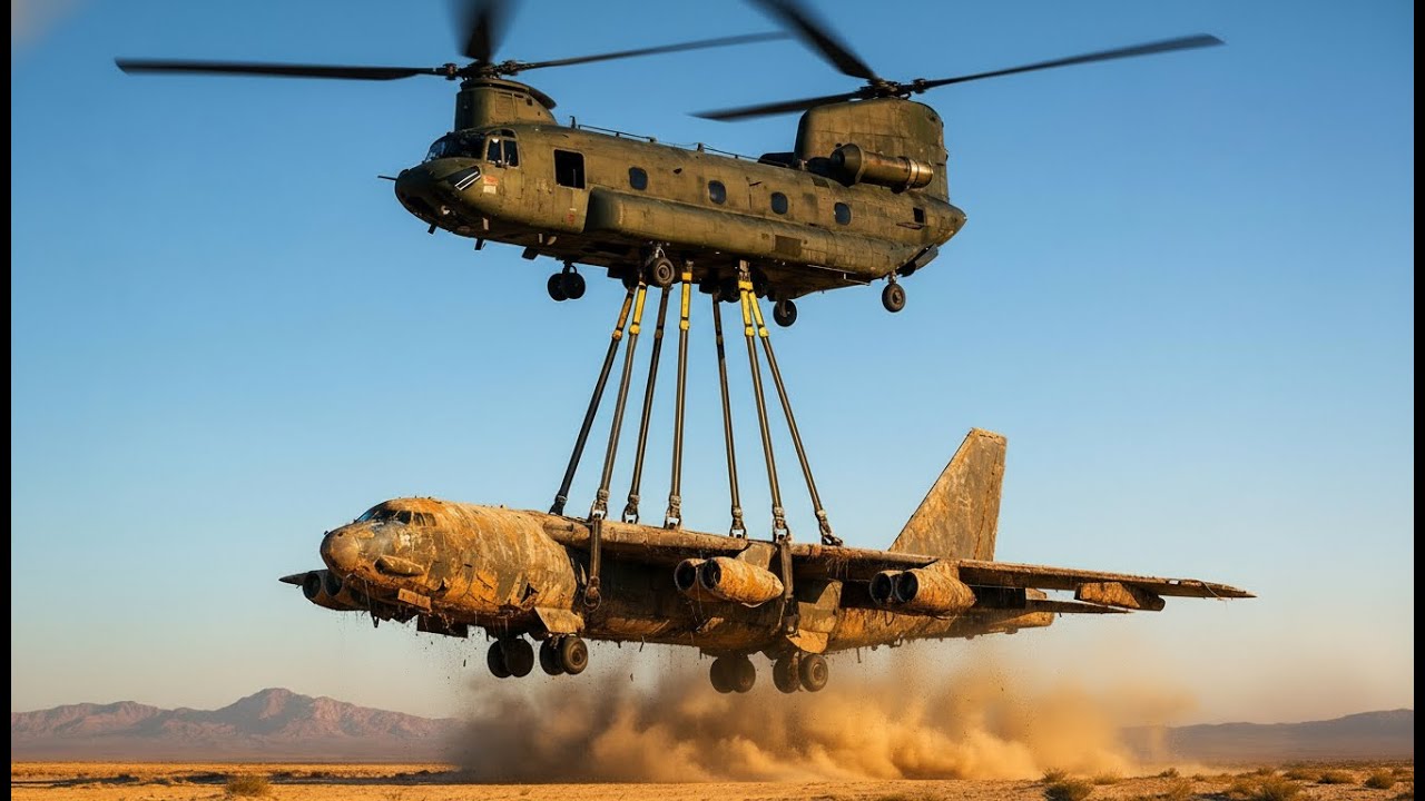 ASMR  Restoration — Desert-Buried B-52 Bomber 65 Years Wrecked Boneyard to Flight-Ready Icon
