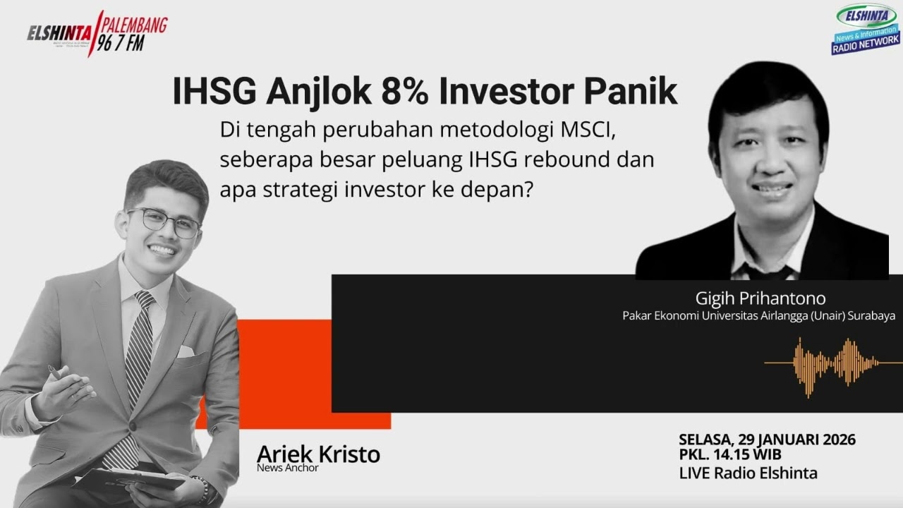 IHSG Anjlok 8 % Investor Panik