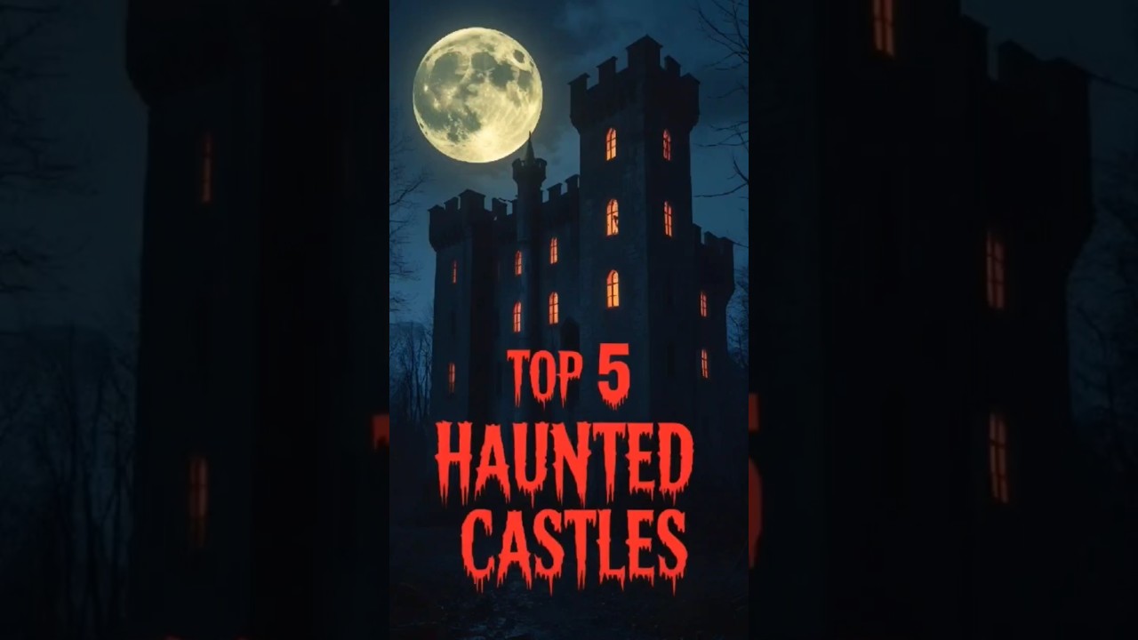 Top 5 Abandoned Castles with Dark & Haunted Histories  #shorts
