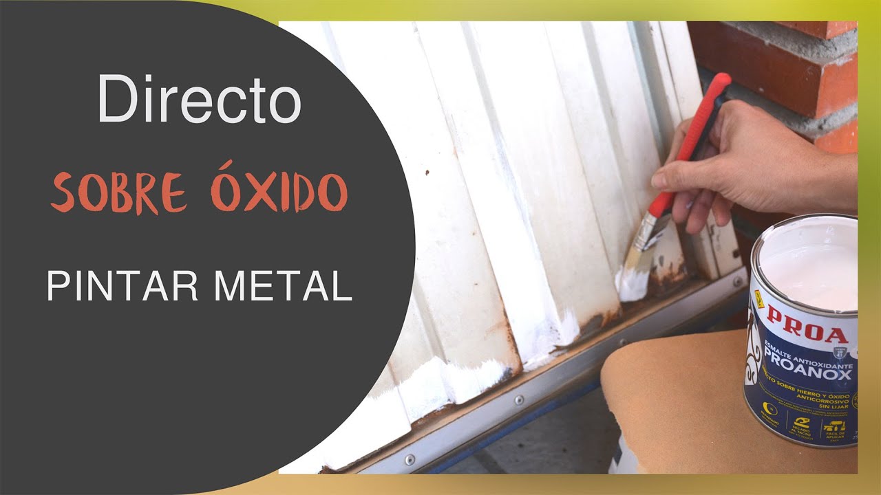 Videotutorial: Aprende a PINTAR METAL OXIDADO