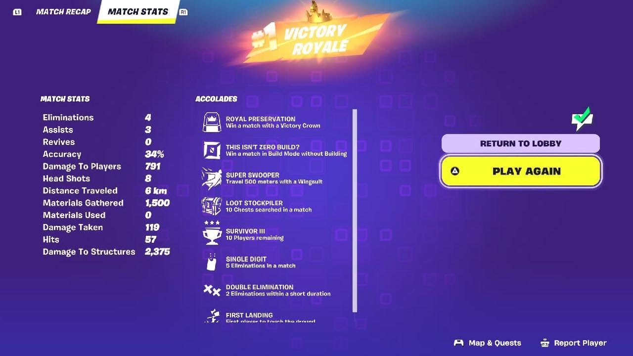 Fortnite Ch7S1 BR Squad - 4th Dub, Ez Win
