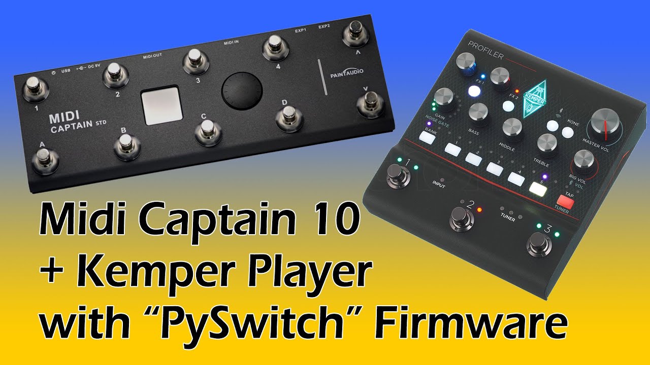 midi captain with pyswitch  firmware upgrade