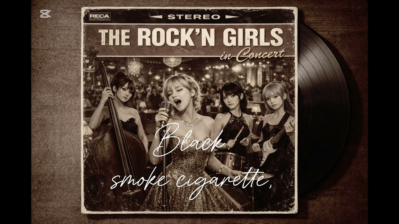【50s Rockabilly Female Vocal】「Black smoke cigarette,」／The Rock 'n' Girls#ロカビリー#rockabilly