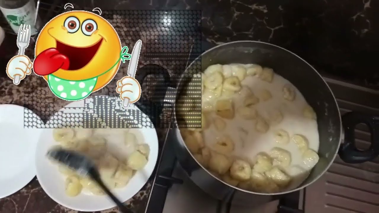 SARYALA: Masarap na Ginataang Saging Saba with condense milk