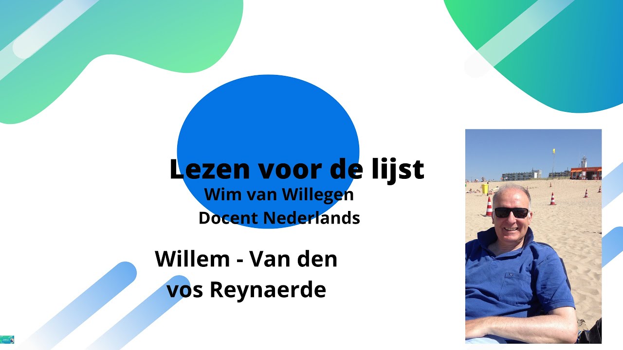 Willem - Van den vos Reynaerde 13 eeuw
