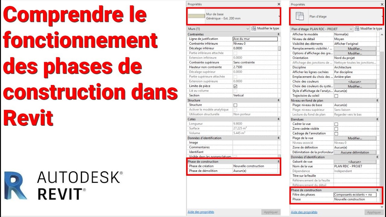 Revit : comprendre le fonctionnement des phases de construction