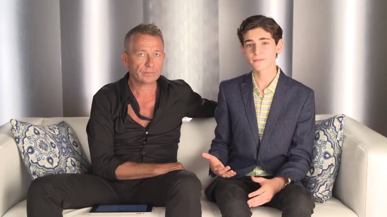 David Mazouz and Sean Pertwee Gotham