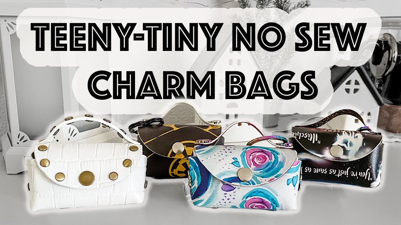No-Sew Mini Charm Bag! Great Project For Rivet Beginners Rock Stud Mini Bag From Simple Artful Stuff
