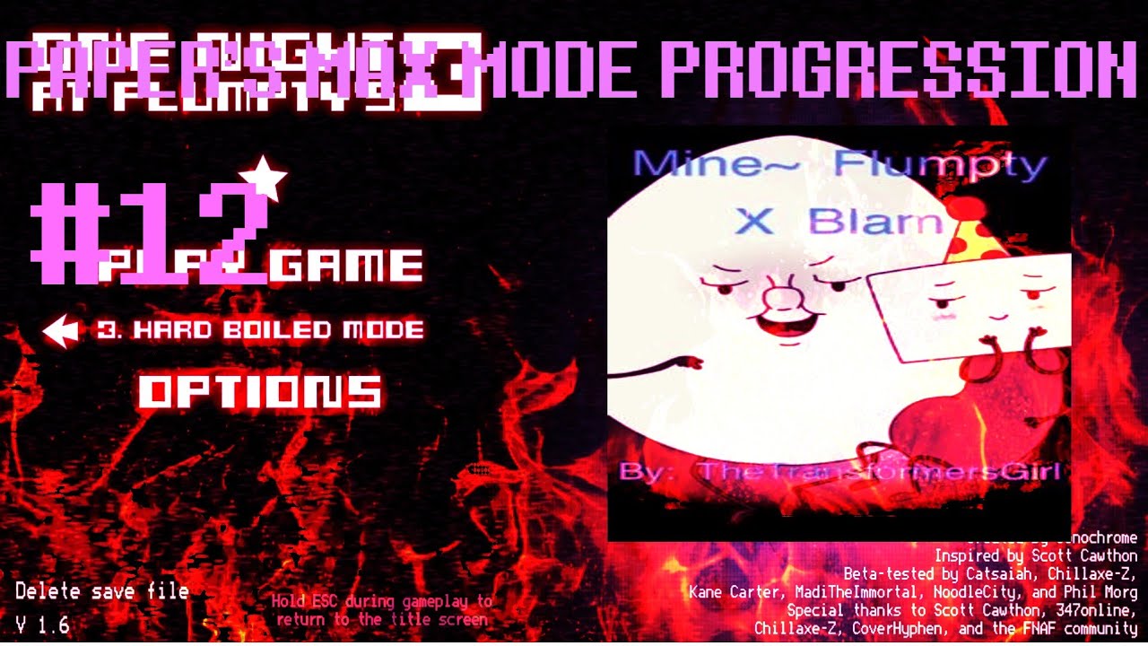 One Night at Flumpty's 3: Hard Boiled Mode Completion (Paper's Max Mode Progression #12)