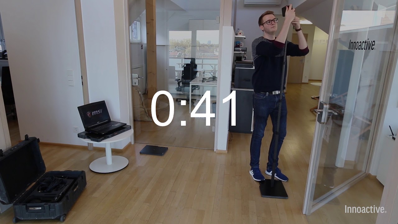 Set-up your HTC VIVE equipment everywhere &ndash; in 3 minutes. Innoactive VR Suitcase for HTC VIVE.
