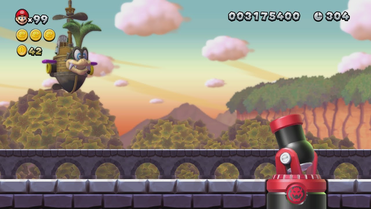 New Super Mario Bros. U - Soda Jungle (Complete World 5)