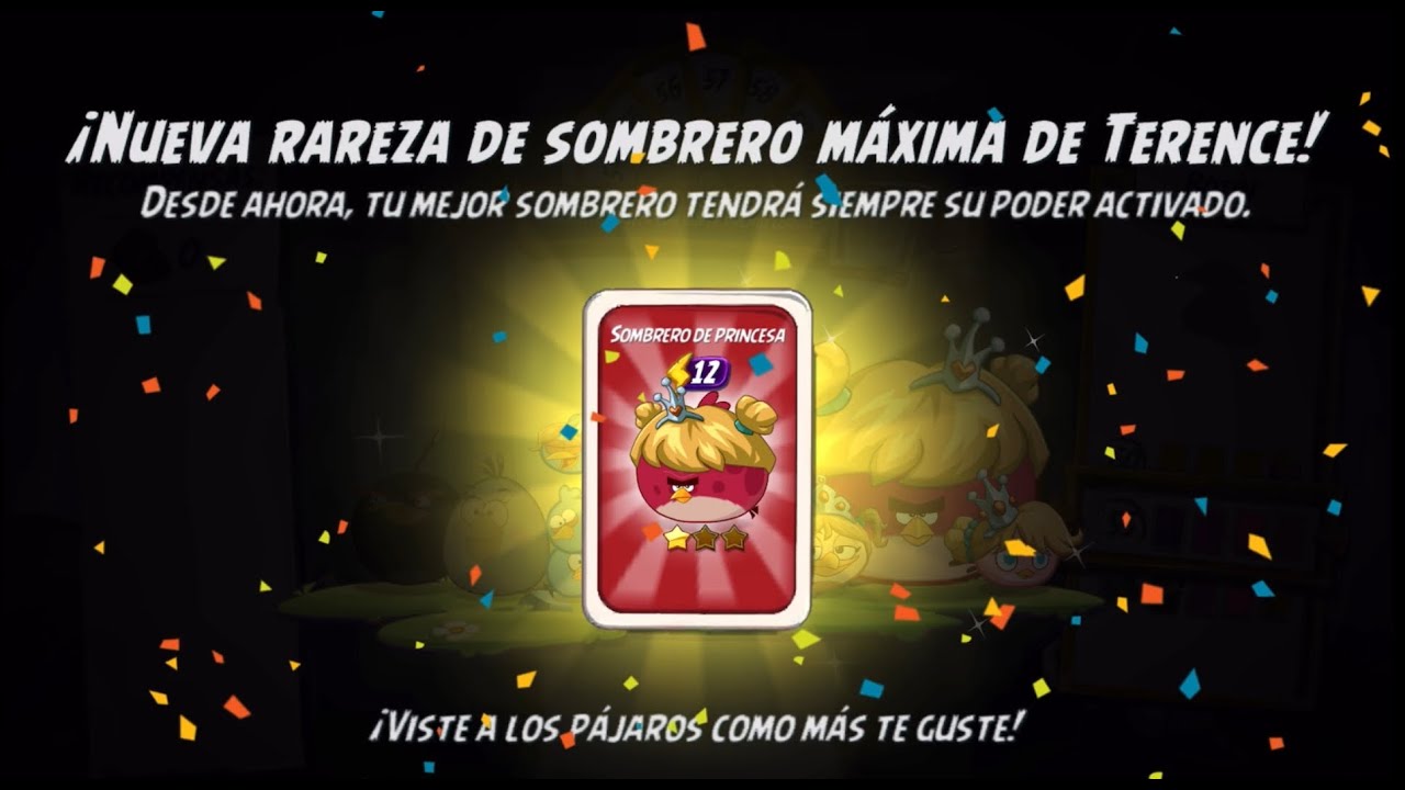 Angry Birds 2 - Tower of fortune -  Princess Hat Set (Sombreros de Princesa) All hats 🥳