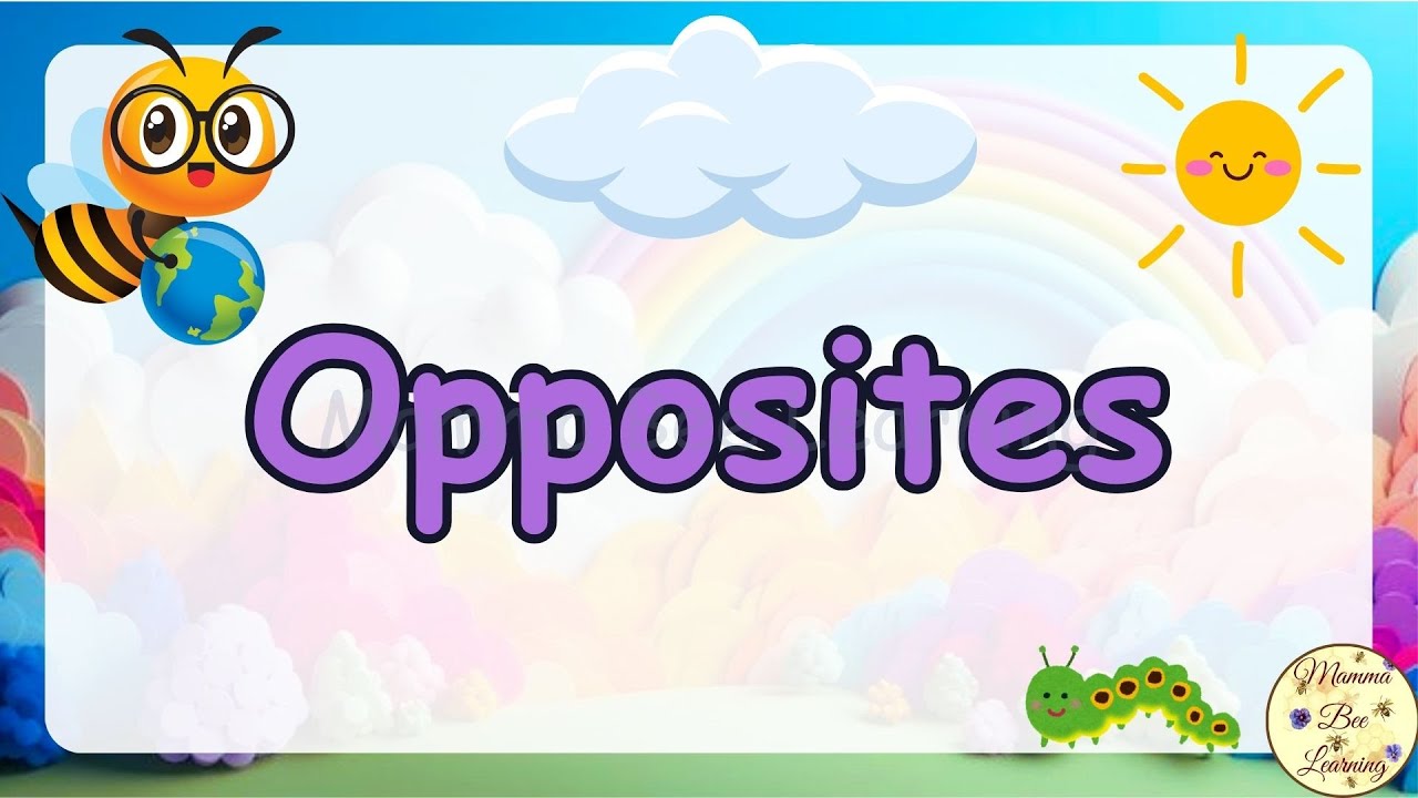 Let's learn OPPOSITES | Play and learn #kidslearning #kids #reading #newwords
