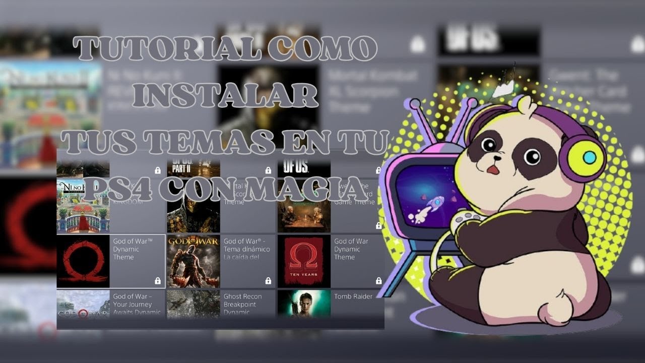 Tutorial como Instalar temas en tu PS4 Con Magia