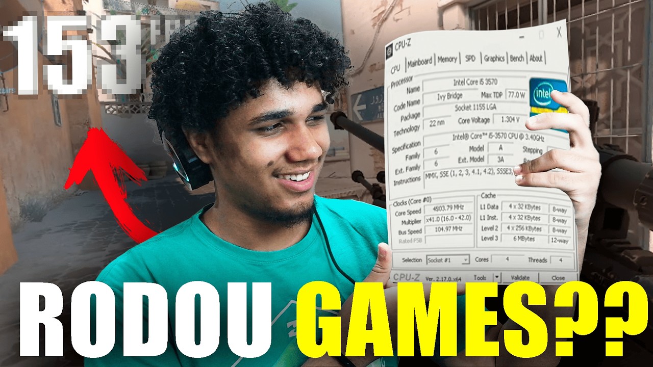 ESFOLEI O i5 3570 A 4.5GHZ NA Z77 AT&Eacute; RODAR GAMES! | SER&Aacute; QUE PEIDOU?