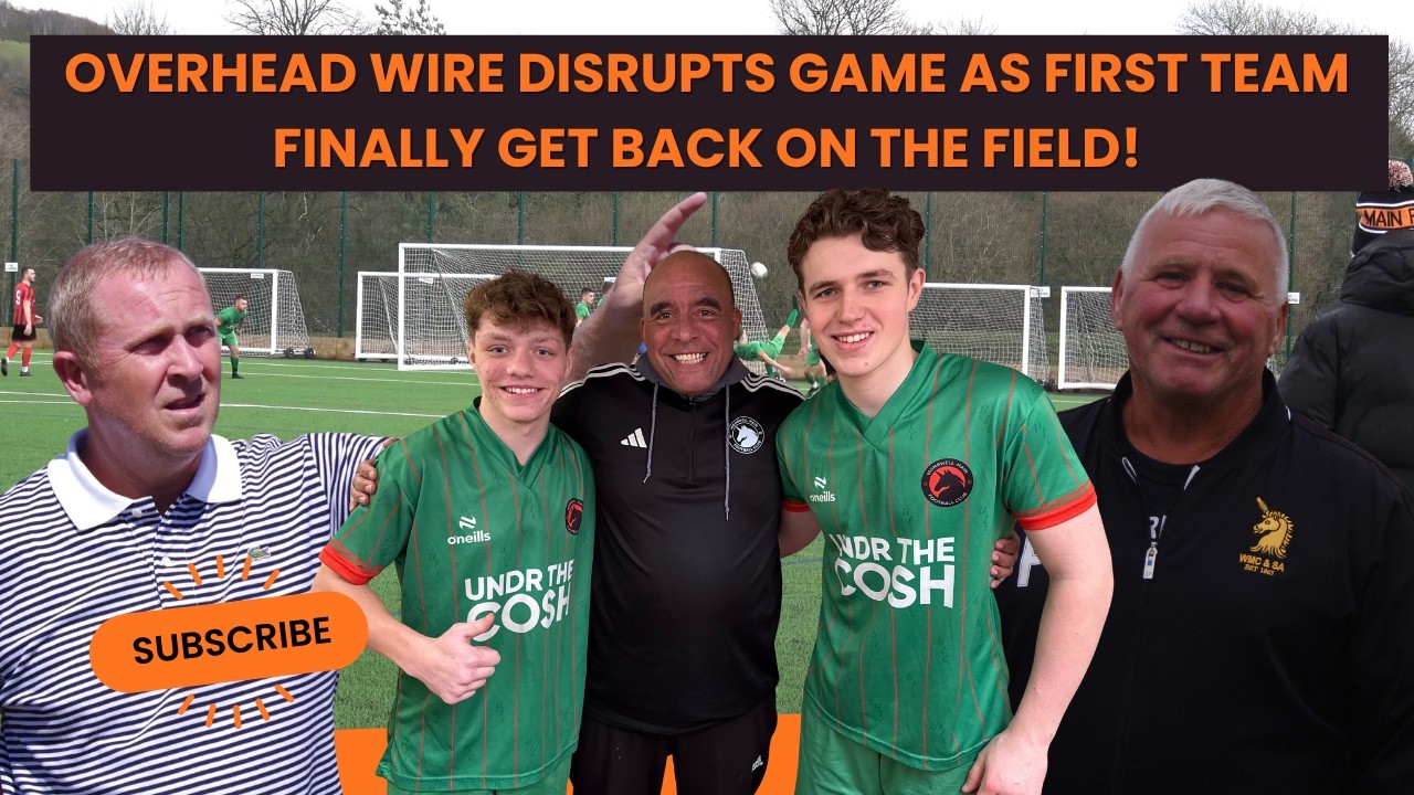 Overhead Wire Disrupts Game as First Team Finally Get Back onto the Football Pitch!