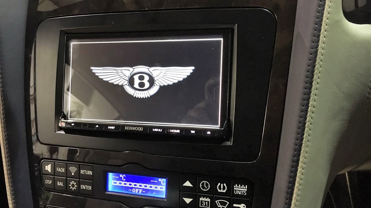 BENTLEY HEAD UNIT UPGRADE WITH SAT NAV and APPLE CARPLAY