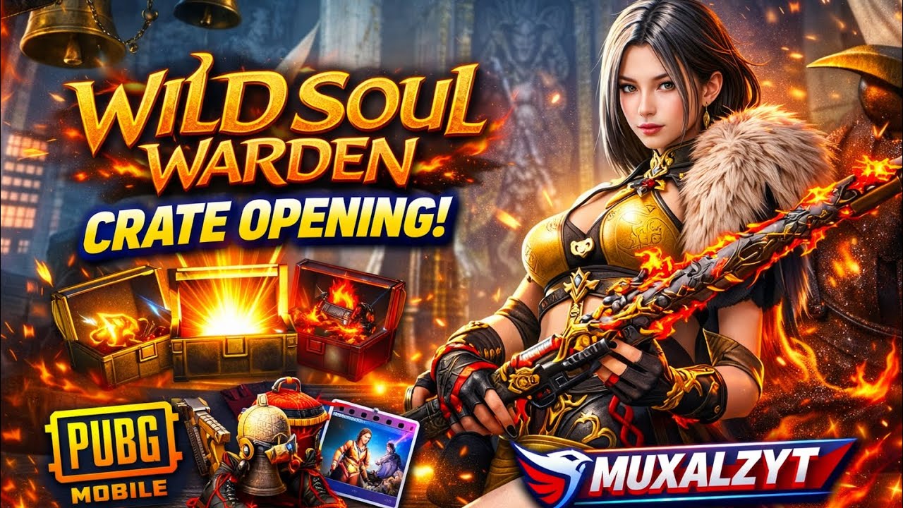 I Spent 11,000 UC on Wild Soul Warden 😱 Got ALL Rewards + M416 Crimson Skyblade Lv.8 MAX! 3xRP🔥🔥