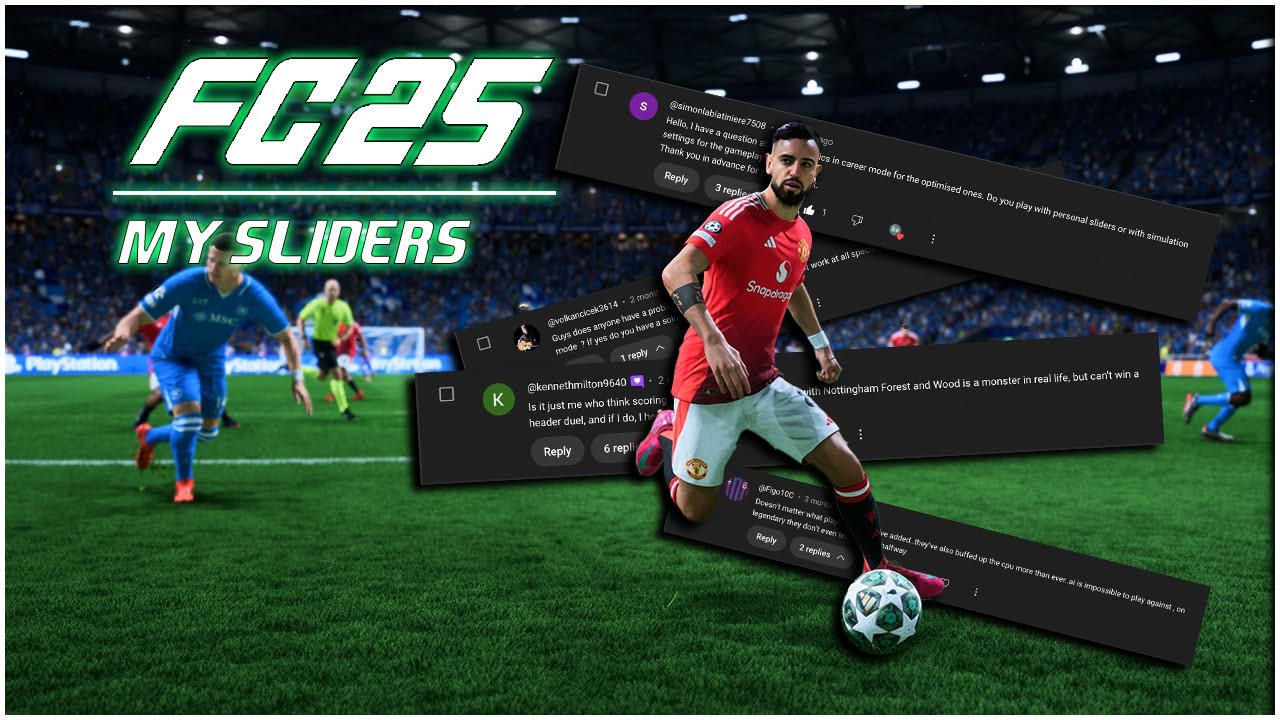 My Gameplay Sliders | How I Fixed EA FC 25