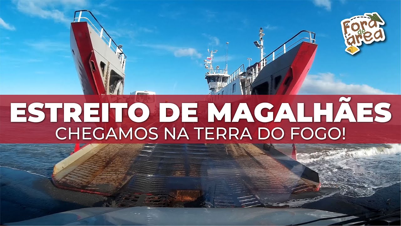 Atravessamos o Estreito de Magalhães!