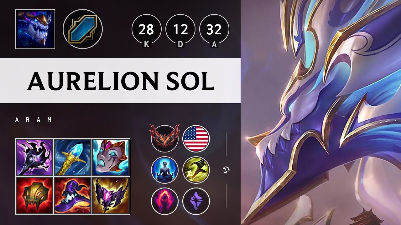 Aurelion Sol ARAM - NA Grandmaster Patch 25.13