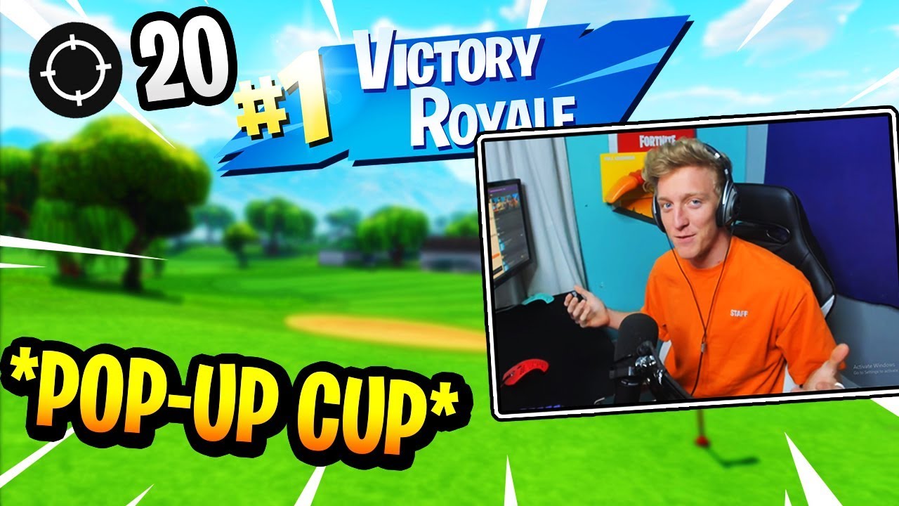 TFUE gets *MOST CLUTCH 20 BOMB EVER* in SOLO POP UP CUP! Fortnite Battle Royale
