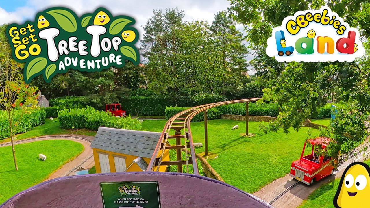 Get Set Go Tree Top Adventure in CBeebies Land at Alton Towers (Sept 2023) [4K]