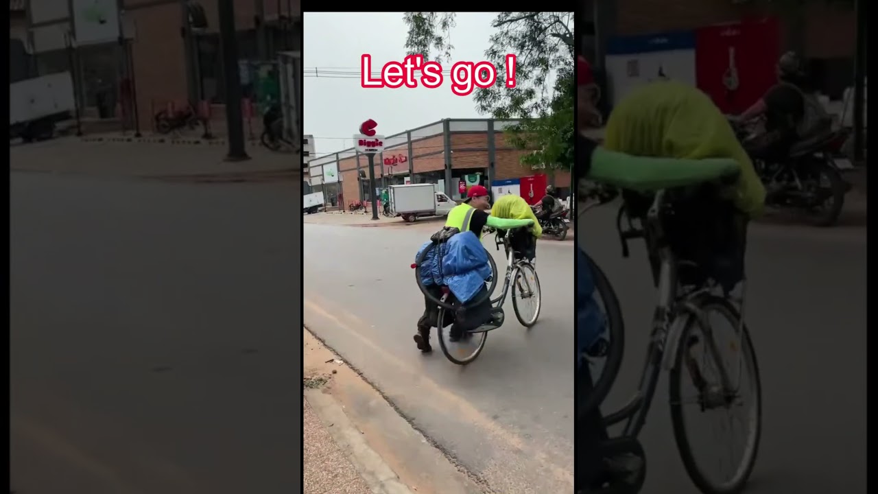 Keiichi Iwasaki bicycle travel in South America ,Paraguay to Argentina 