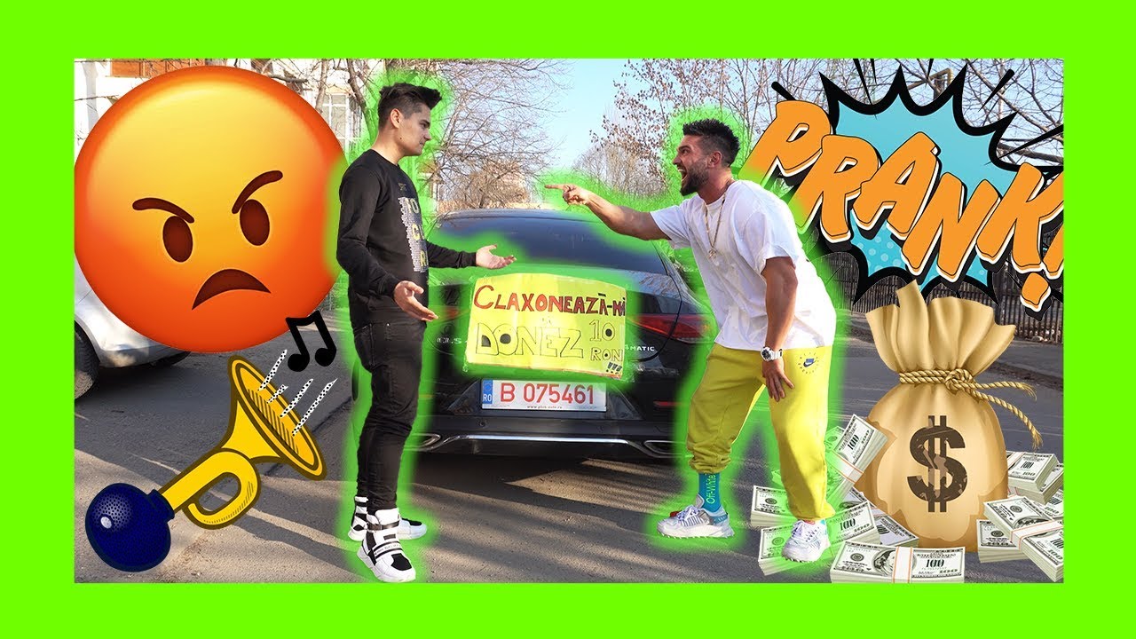 I-AM PRANK-uit MASINA LUI SELLY *s-a enervat foarte tare*