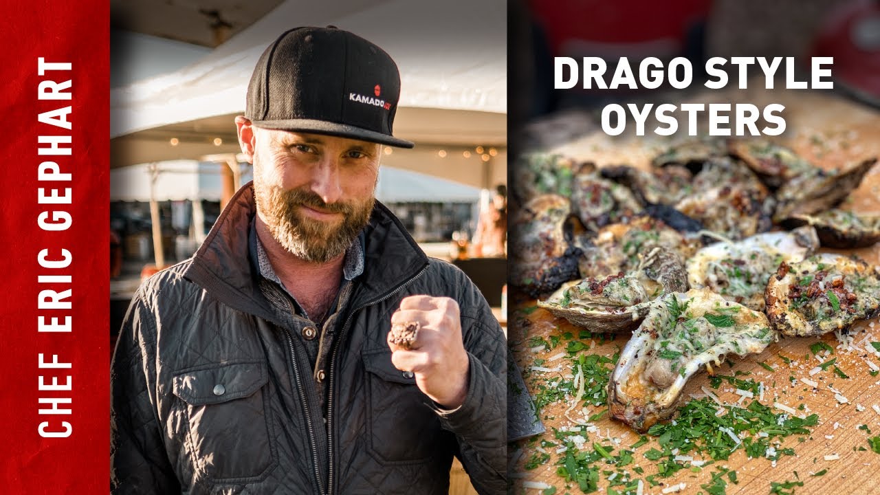 Drago Style Oysters on the Kamado Joe