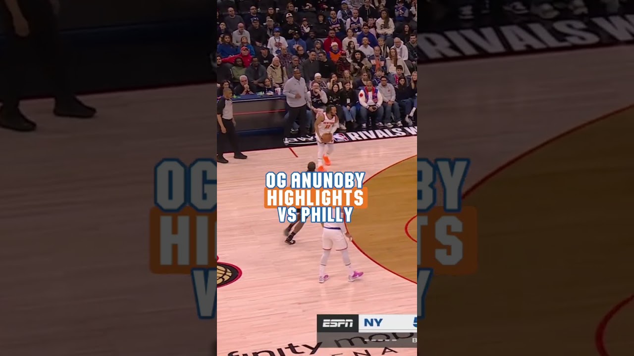 CRAZY 🎱 BEHAVIOR #nba #nyknicks #oganunoby
