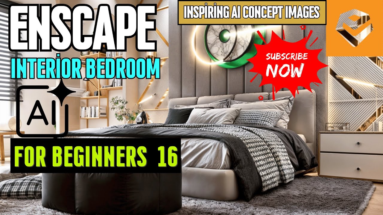 Enscape Interior Bedroom – Creating Inspiring AI Concept Images