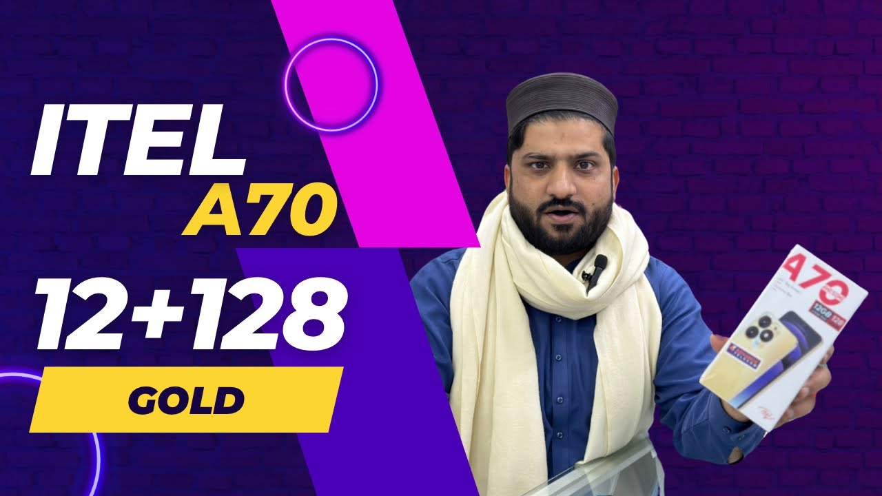 Itel A70 unboxing in gold | itel new model A70 unboxing