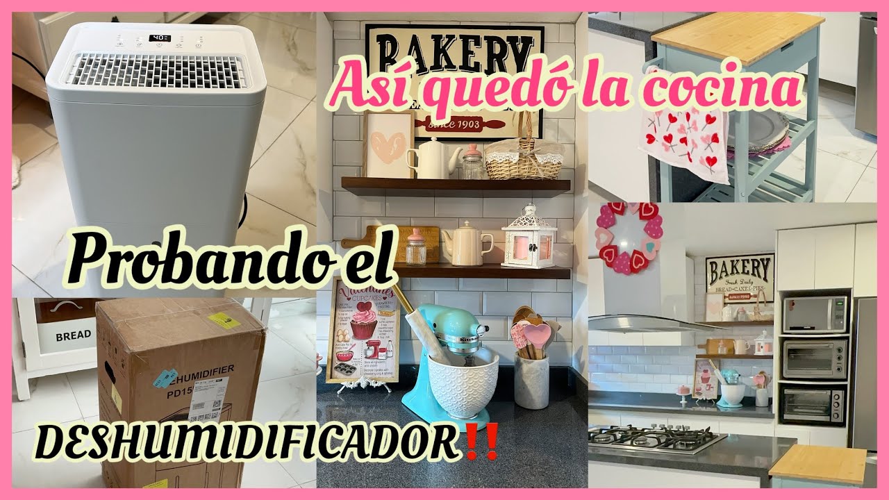 DESHUMIDIFICADOR‼️Me encantó😍Así quedó la DECORACIÓN de mi COCINA🩷 #sanvalentin2026 