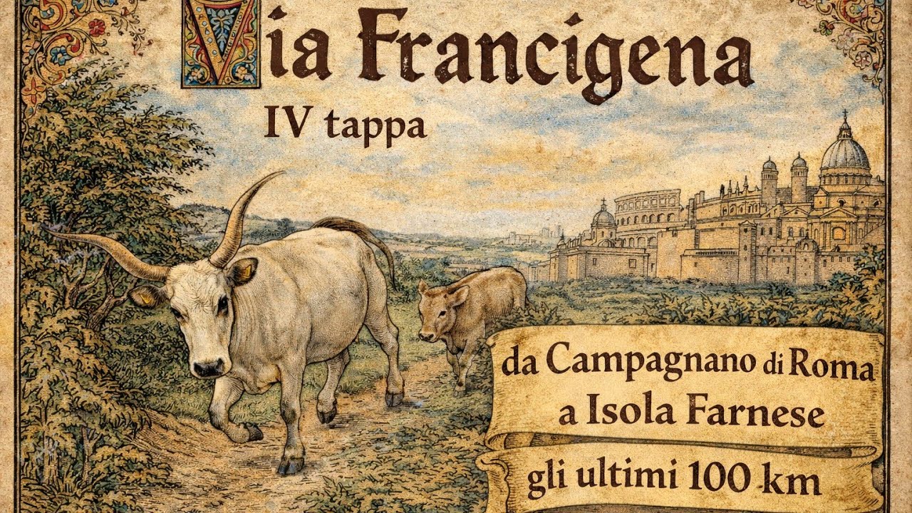 da Campagnano di Roma a Isola Farnese - VIA FRANCIGENA- 4° tappa
