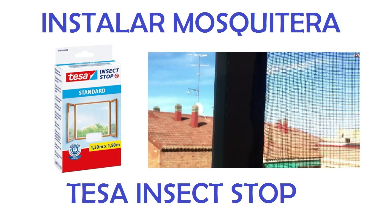 Instalar MOSQUITERA temporal | TESA insect STOP | MUY FÁCIL!