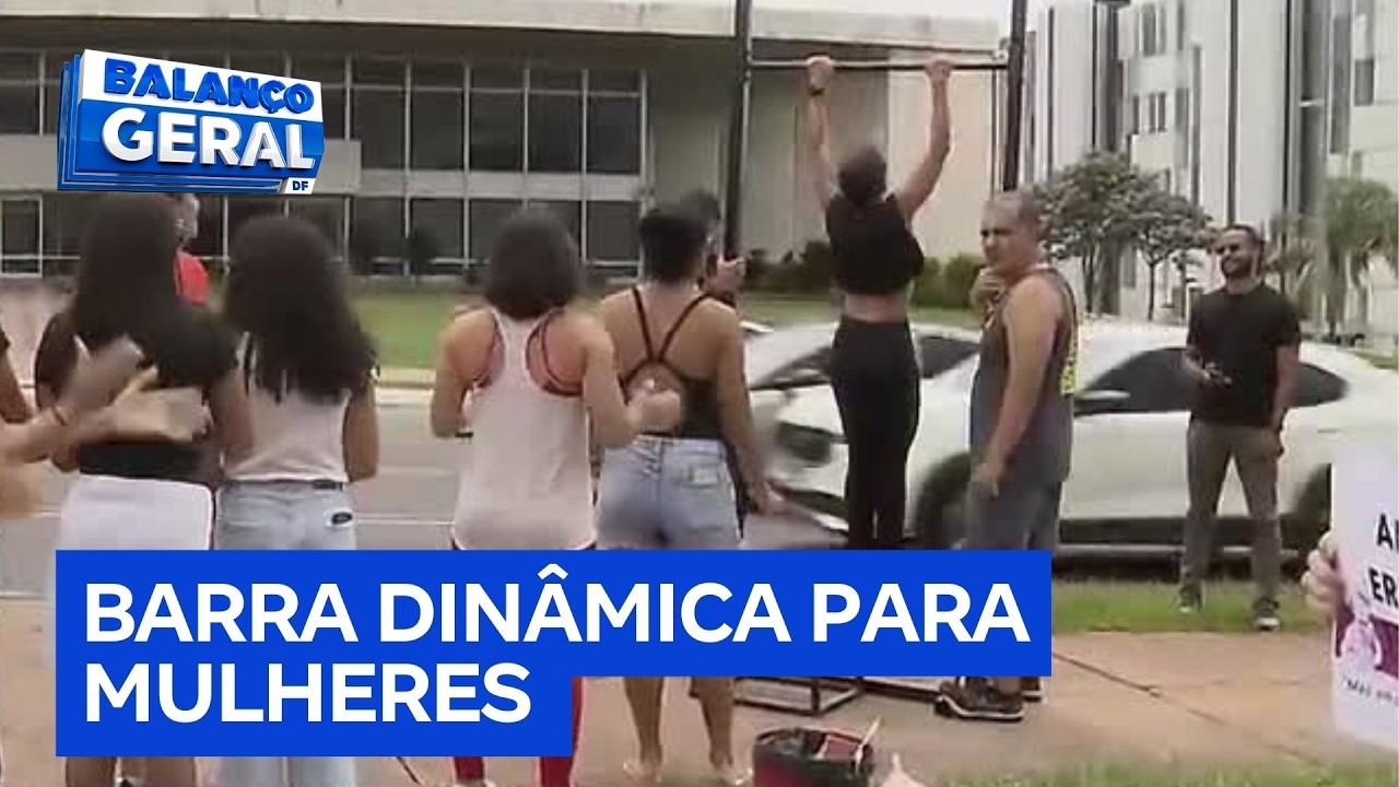 Candidatas protestam após Justiça suspender barra dinâmica no TAF dos bombeiros | Balanço Geral DF