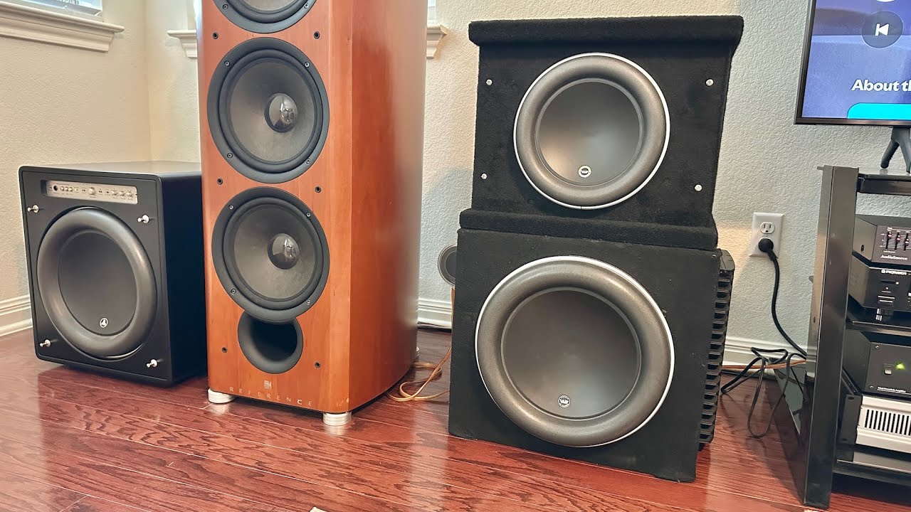 Car Sub in Home Theater &  homemade JL Audio FATHOM on a BUDGET!
